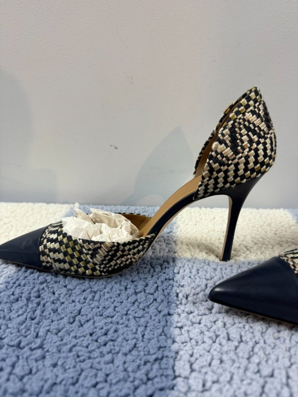 TORY BURCH Penelope 100mm Heel CAP-TOE D'ORSAY Pump - Picture 7 of 8